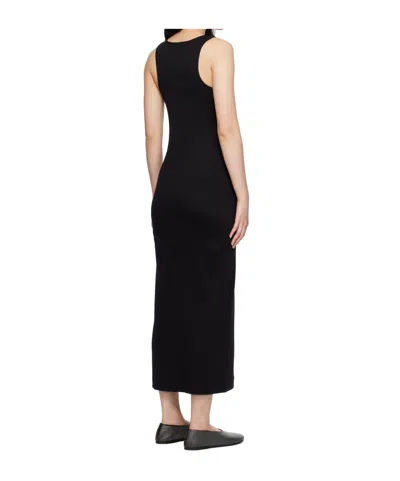 By Malene Birger Lovelo Ribbed Maxi Dress In Black