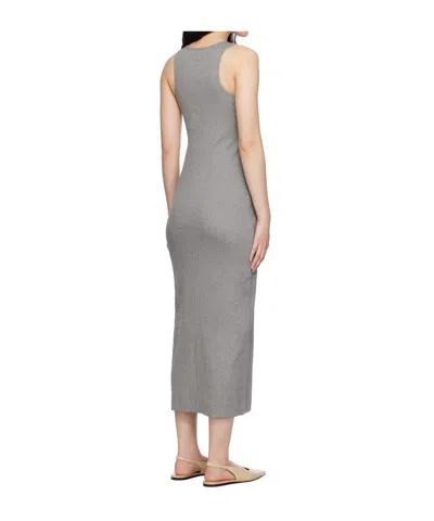 By Malene Birger Round Neck Sleeveless Dress In Gray