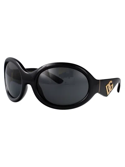 Dolce & Gabbana Dolce Gabbana Circular Frame Sunglasses