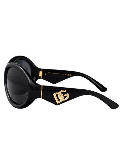 Dolce & Gabbana Dolce Gabbana Circular Frame Sunglasses