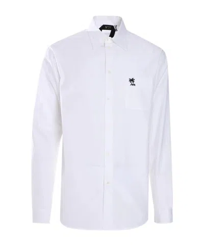 N°21 Man Shirt White Size Xl Cotton In White