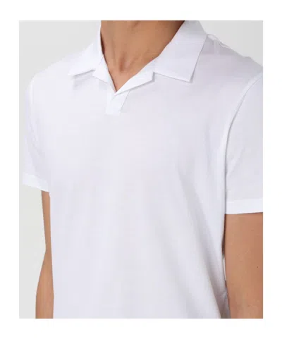 Dondup Short-sleeved Polo Shirt In White