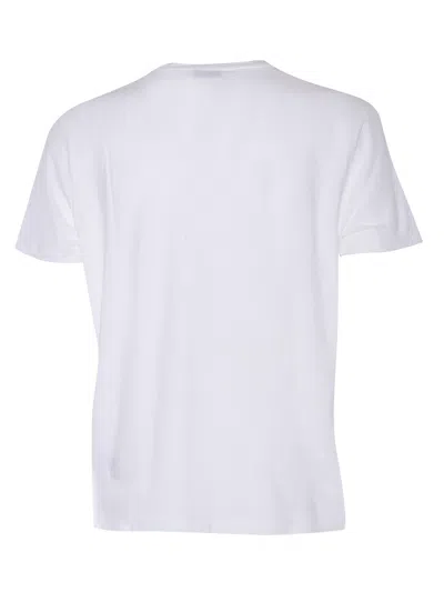 Dondup Rubberised-logo T-shirt In White