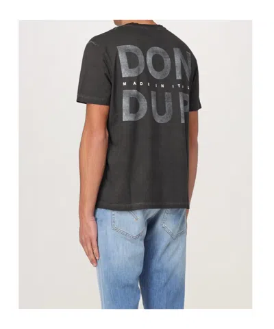 Dondup Logo-print T-shirt In Black