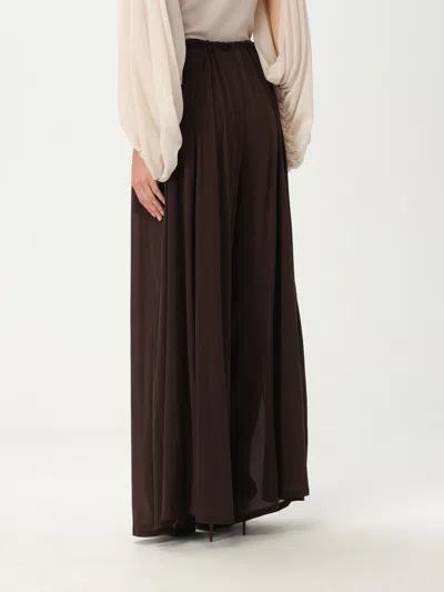 Philosophy Di Lorenzo Serafini Wide-leg Pants With Elastic Waistband In Brown