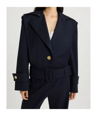 Patou Belted Wool Jacket