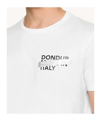 Dondup Crew Neck T-shirt In White