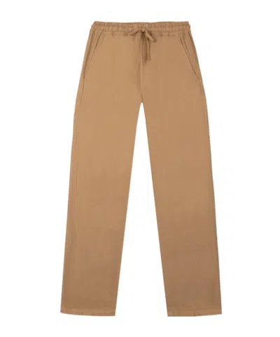 Maison Labiche Elastic Waist Casual Pants In Nude