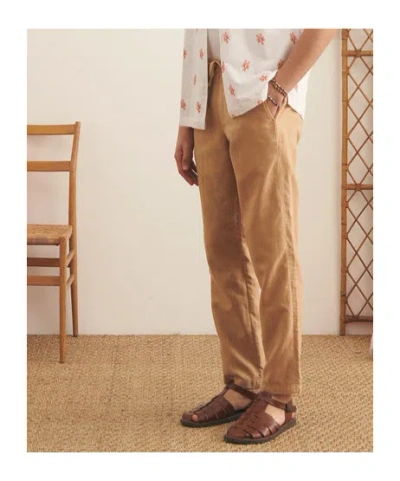 Maison Labiche Elastic Waist Casual Pants In Nude