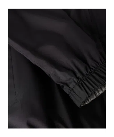 Loro Piana Lp Zipped Bomber Jacket In Black