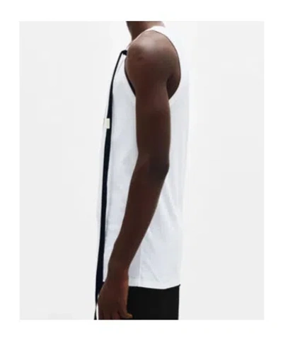 Ann Demeulemeester Holy Tank Top In White