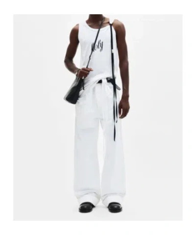 Ann Demeulemeester Holy Tank Top In White
