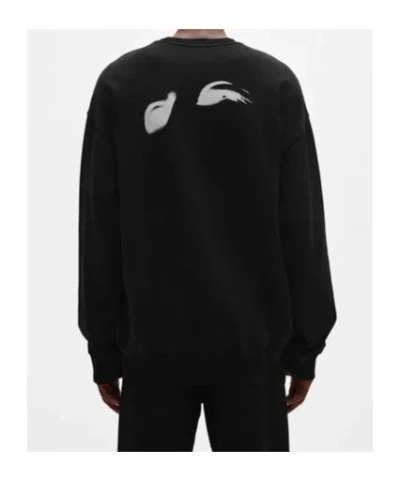 Ann Demeulemeester Long Sleeve Sweatshirt In Black