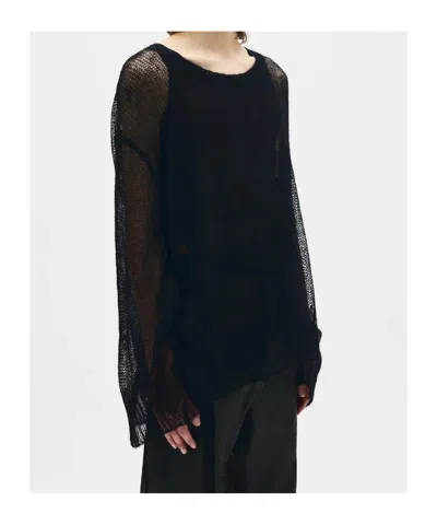 Ann Demeulemeester Kent Sweater In Black