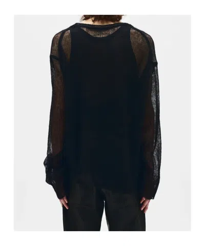 Ann Demeulemeester Kent Sweater In Black