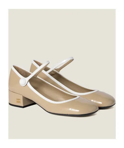 Miu Miu Logo-lettering Pumps