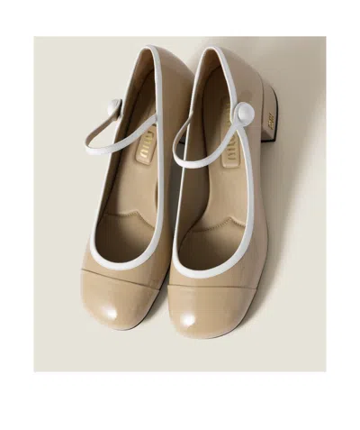 Miu Miu Logo-lettering Pumps