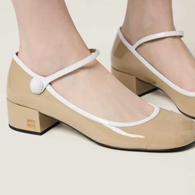 Miu Miu Logo-lettering Pumps