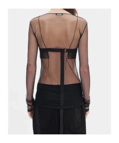 Ann Demeulemeester Long-sleeved T-shirt In Black
