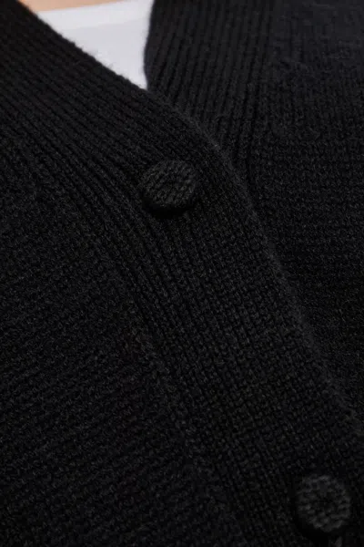 Fabiana Filippi Button-front Ribbed Cardigan In Blue