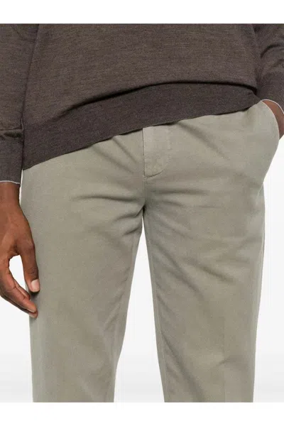 Brunello Cucinelli Tailored Trousers With Classic Waistband In Gray