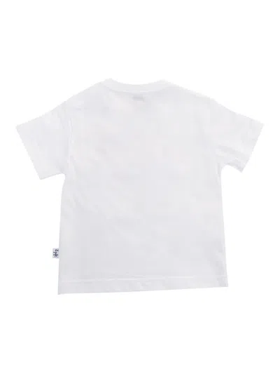 Il Gufo Crocodile-printed Crewneck T-shirt In White