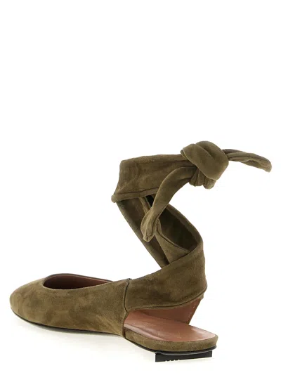 Attico Round Toe Ballet Shoes