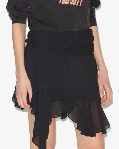 Isabel Marant Étoile Berenicia Mini Skirt In Black