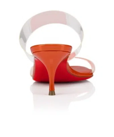Christian Louboutin Just Nothing Leather Heeled Sandals 55 In Red
