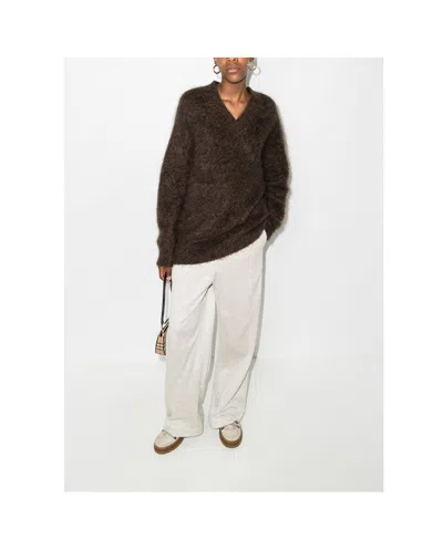 Brunello Cucinelli Chain Wide-leg Sweatpants