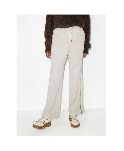 Brunello Cucinelli Chain Wide-leg Sweatpants