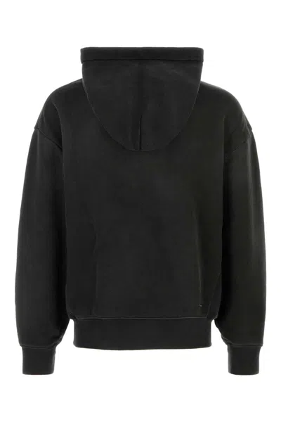 Amiri Graphic Print Hooded Sweater Kangaroo Pocket In Black