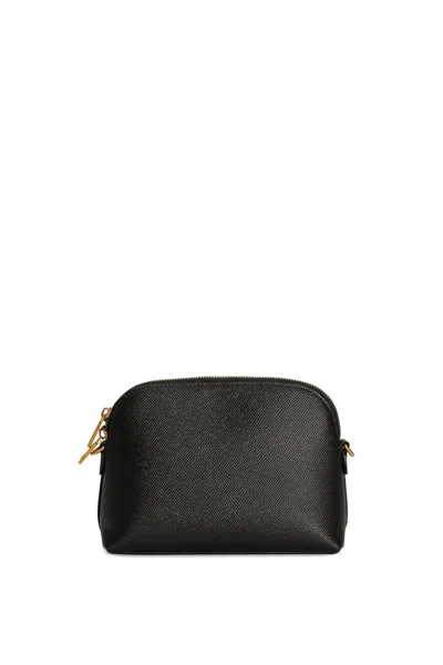 Dolce & Gabbana Mini Logo Plaque Leather Crossbody Bag