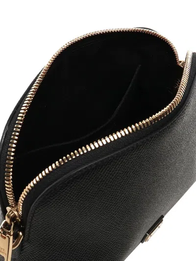 Dolce & Gabbana Mini Logo Plaque Leather Crossbody Bag