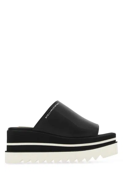 Stella Mccartney Black Sneak-elyse Platform Mules