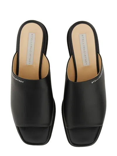 Stella Mccartney Black Sneak-elyse Platform Mules