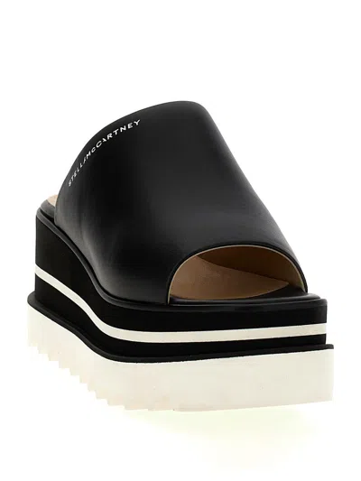 Stella Mccartney Black Sneak-elyse Platform Mules