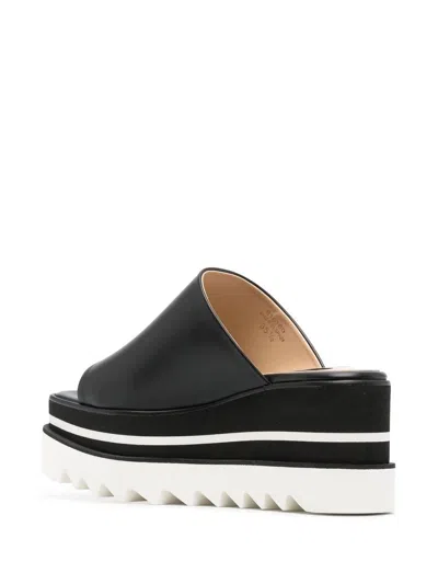 Stella Mccartney Black Sneak-elyse Platform Mules