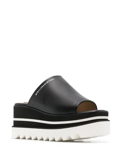 Stella Mccartney Black Sneak-elyse Platform Mules