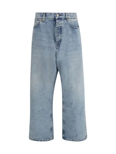 Balenciaga Light Blue Denim Jeans In Classic