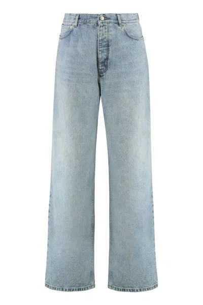 Balenciaga Light Blue Denim Jeans In Classic