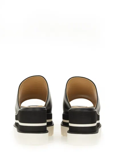 Stella Mccartney Black Sneak-elyse Platform Mules