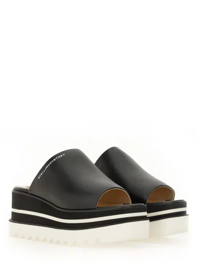 Stella Mccartney Black Sneak-elyse Platform Mules