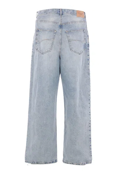 Balenciaga Light Blue Denim Jeans In Classic