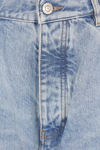 Balenciaga Light Blue Denim Jeans In Classic