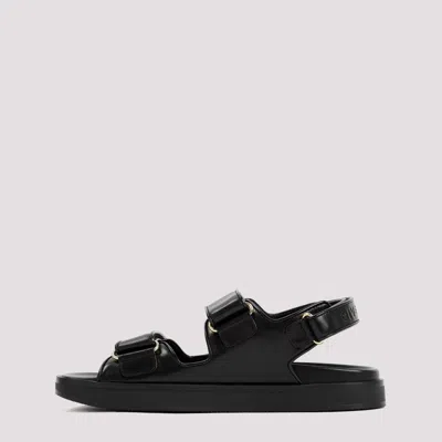 Givenchy Women Leather Sandals With 4g Metal Details In Multi
