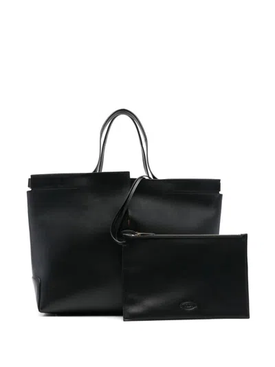 Tod's Black Leathe Di Bag Tote