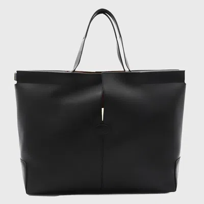 Tod's Black Leathe Di Bag Tote