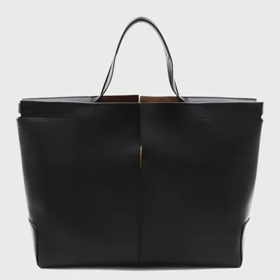 Tod's Black Leathe Di Bag Tote