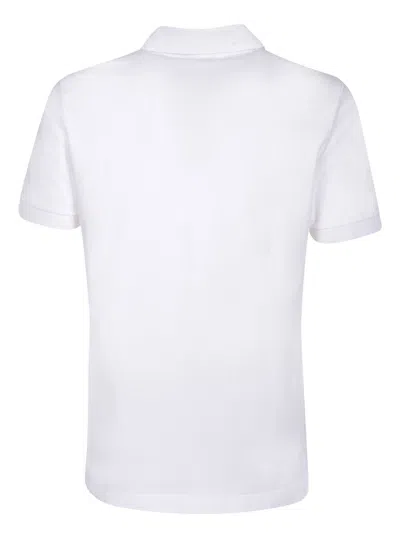 Dolce & Gabbana Cotton Piqué Polo-shirt With Branded Tag In White